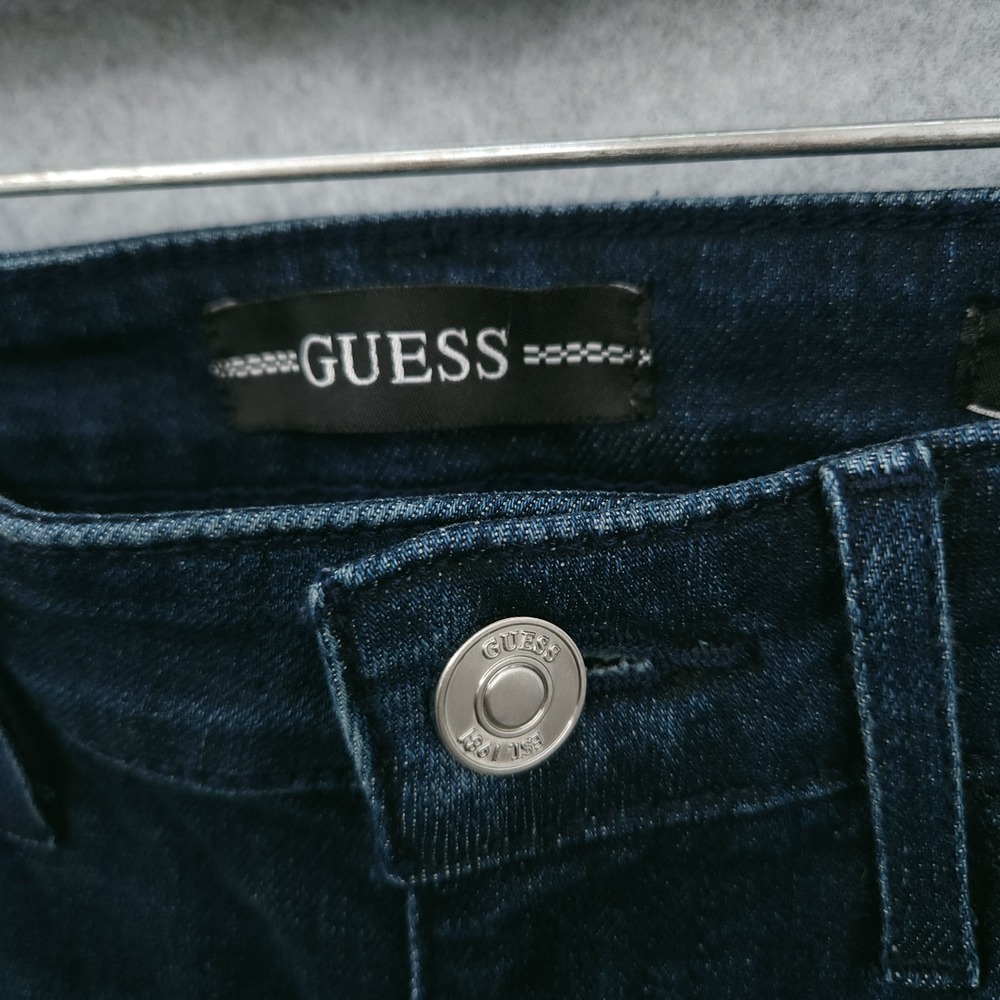 Guess 1981 High Waist Ankle Skinny Denim Stretchy Jeans Womens Size 24 x 29 NWT - Picture 2 of 9